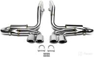 🚗 dna motoring stainless steel catback exhaust system - cbe-cc97-57l-t8 model logo