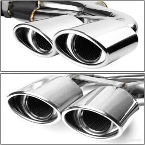 img 3 attached to 🚗 DNA Motoring Stainless Steel Catback Exhaust System - CBE-CC97-57L-T8 Model