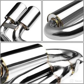 img 1 attached to 🚗 DNA Motoring Stainless Steel Catback Exhaust System - CBE-CC97-57L-T8 Model