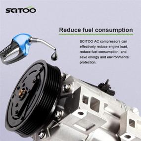 img 1 attached to 🔧 SCITOO AC Compressor for Altima 2007-2012 & Sentra 2007-2009 - 2.5L CO 10886C