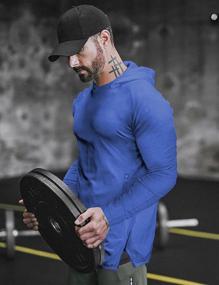 img 1 attached to 👕 COOFANDY Fashion Sweatshirts: Perfect Athletic Pullovers for Men's Active Clothing