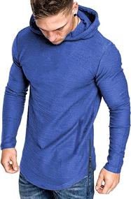 img 4 attached to 👕 COOFANDY Fashion Sweatshirts: Perfect Athletic Pullovers for Men's Active Clothing
