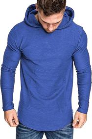 img 3 attached to 👕 COOFANDY Fashion Sweatshirts: Perfect Athletic Pullovers for Men's Active Clothing