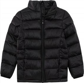 img 4 attached to Симпатичная пуховая куртка с принтом и карманами для девочек, идеально подходящая для зимы, осени и весны - доступна в размерах 4-12T от Enlifety