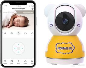 img 4 attached to MOMWILIKE 2.5K Video Baby Monitor with Pan-Tilt-Zoom Camera, Crying Detection, Safety Alert for Covered Face, Sleep Analytics, Two-Way Talk, Night Vision, Temperature and Humidity Monitor