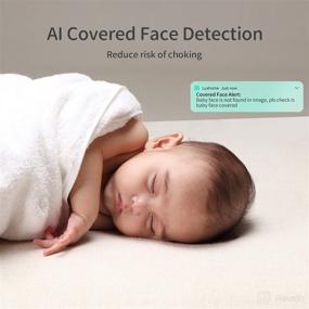 img 1 attached to MOMWILIKE 2.5K Video Baby Monitor with Pan-Tilt-Zoom Camera, Crying Detection, Safety Alert for Covered Face, Sleep Analytics, Two-Way Talk, Night Vision, Temperature and Humidity Monitor