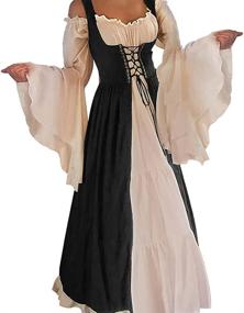 img 4 attached to Step Back In Time With Abaowedding'S Elegant Medieval Renaissance Costume For Women