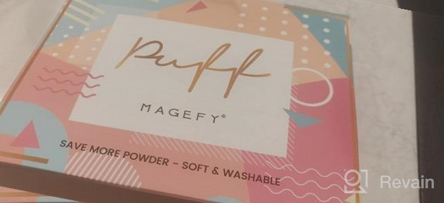 img 1 attached to Set Of 6 Magefy Triangle Makeup Puffs - Soft, White And Black Cosmetic Powder Puffs For Face Powder, Foundation, And Beauty Applications review by Noah Warneking