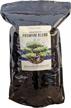 bonsai soil premium by tinyroots - organic soil mix, excellent for water retention and root development + made from genuine akadama, red lava rock and pumice (2.5 gallon) logo