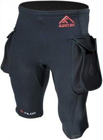 img 1 attached to 1Mm Neoprene Tilos Wetsuit Scuba Diving Tech Shorts With Pockets - Perfect For Snorkeling, Surfing & More!