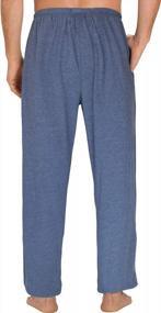 img 2 attached to Мужские длинные пижамные штаны от EVERDREAM - Непревзойденный комфорт из трикотажа из джерси