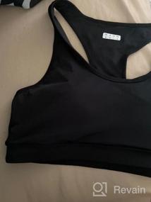 img 6 attached to Women'S Sports Bras With Removable Padding For Yoga, Running, Fitness, And Workouts By USHARESPORTS