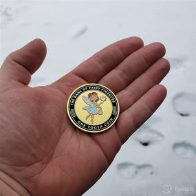 img 2 attached to Dapper 360 Gold Tooth Fairy Coin: Perfect Token and Present for Girls and Boys