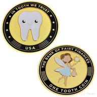 dapper 360 gold tooth fairy coin: perfect token and present for girls and boys logo