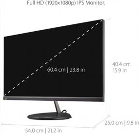 img 1 attached to ViewSonic VX2485-MHU 1080P Frameless Monitor 60Hz with Built-In Speakers, Tilt Adjustment, Blue Light Filter, IPS