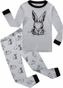 img 4 attached to Comfortable And Stylish KikizYe Boys' Pajamas With Long Sleeves