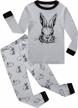 comfortable and stylish kikizye boys' pajamas with long sleeves logo
