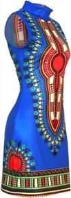 img 2 attached to Women'S African Attire Dashiki Traditional Tribal Vintage Ethnic Midi Dress