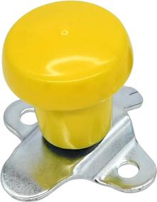 img 1 attached to 🔧 Rubber Sleeve Steering Wheel Spinner Knob WSV123Y 60922: Compatible with John Deere Tractors, Case IH Backhoes, Cub Cadet Mowers, and Various Equipment Models