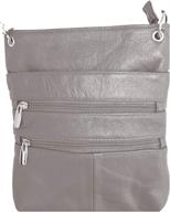 genuine leather shoulder travel silver women's handbags & wallets for shoulder bags logo