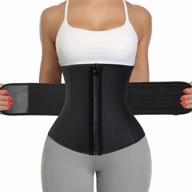 kiwi rata neoprene waist trainer corset sweat belt for women – a compression cincher band for workout, fitness, and back support логотип