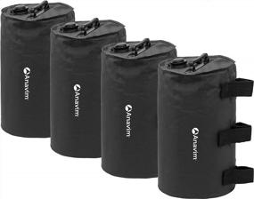 img 4 attached to 4Pcs-Pack Black Anavim Canopy Leg Weights Bag For Pop Up Canopies