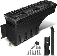 a-premium запираемый ящик для хранения в кузове грузовика 🔒 tool box для toyota tundra 2007-2020 - левая сторона водителя. логотип