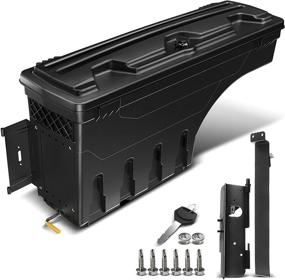 img 4 attached to A-Premium запираемый ящик для хранения в кузове грузовика 🔒 Tool Box для Toyota Tundra 2007-2020 - левая сторона водителя.