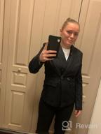 img 1 attached to LISUEYNE Women'S Three-Piece Office Blazer Suit Set For Business Wear - Skirt/Pant, Vest Jacket review by Wendy Backous