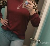 img 1 attached to Women'S Leopard Print Long Sleeve Shirt: Fall Casual Crewneck Color Block Top Sweatshirt review by Eric Nelson