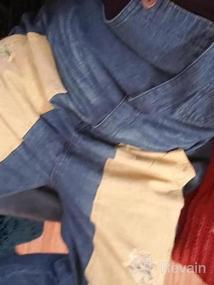 img 5 attached to Flygo Женский мешковатый хлопковый джинсовый комбинезон с широкими штанинами и заниженным шаговым швом, комбинезон, комбинезон, шаровары