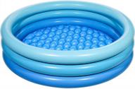 59" x 15" inflatable swimming pool for kids adults family - blowup pools for backyard & indoor/outdoor use logo