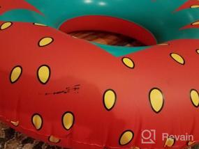 img 5 attached to Large Inflatable Kiwi-Strawberry Pool Float For Adults And Kids - Perfect Summer Water Toy For Beach, Outdoor Pool Party And Swimming Activities By Jasonwell