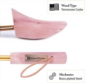 img 2 attached to Preserve Your Cowboy Boots With FootFitter Western Cedar Boot Tree - Top-Quality USA Wood Shoe Trees - CW12