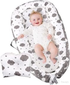 img 4 attached to Co Sleeping Breathable Fiberfill Portable Bassinet