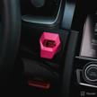 thenice engine start/stop push button cover ring lambo-style decoration keyless car power control trim for 10th gen honda civic accord xrv -pink logo