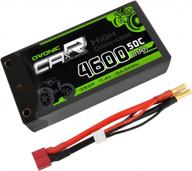 high-performance ovonic 2s lipo battery 50c 4600mah 7.4v with 4mm bullet deans ultra connector for 1/8 1/10 rc car truck boat vehicles logo