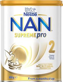 img 4 attached to Nestlé NAN SUPREMEpro 2, Premium Follow-on Baby Formula, 6-12 Months – 800g