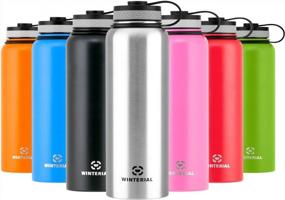 img 2 attached to Stay Hydrated In Any Weather With Winterial'S 40Oz Thermal Insulated Water Bottle