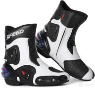 motorcycle riding boots motocross dirtbike logo