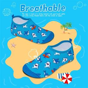 img 3 attached to 👶 Water Toddler Non Slip Walking 31 Boys' Shoes: Perfect for Outdoor Adventures