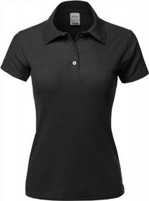 img 3 attached to Women'S Junior-Fit Cotton Pique Polo Shirt - 4 Button Casual Essentials From A2Y