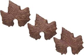 img 4 attached to 🍃 Set of 3 Plecoceramics Aquarium Ceramic Leaves - Natural-Looking Decor for Shrimp Habitat - Ideal Hiding Cave for Small Fish Fry and Invertebrates