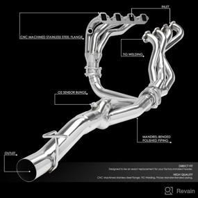 img 3 attached to DNA Motoring HDS F15088 75L MID Exhaust Manifold