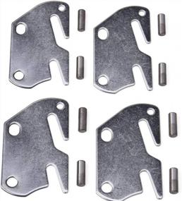 img 2 attached to 4 PCS Wooden Bed Frame Bracket Headboard Footboard #10 Hook Plate - Tiewards