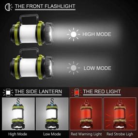 img 3 attached to T2000 High Lumen LED Camping Lantern Flashlight - 6 Modes, Rechargeable & Power Bank Capacity - Best For Outdoor Emergency & Hurricane Preparedness