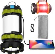 t2000 high lumen led camping lantern flashlight - 6 modes, rechargeable & power bank capacity - best for outdoor emergency & hurricane preparedness logo