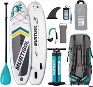 murtisol inflatable paddle board: explore with confidence with high-quality accessories! logo