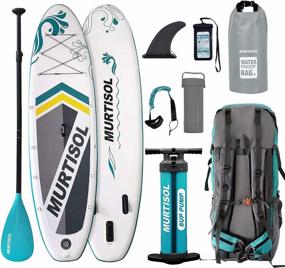 img 4 attached to MURTISOL Inflatable Paddle Board: Explore With Confidence With High-Quality Accessories!