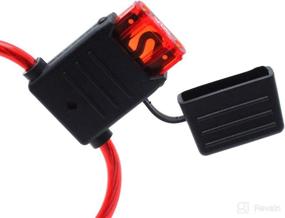 img 3 attached to 🔌 AUTUT 2 Pcs Inline Blade Fuse Holder for Large Vehicles - 10 AWG 50A (MAX-50)